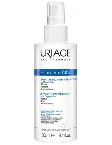 Bariederm Cica Secante-Reparador Spray 100Ml. de Uriage