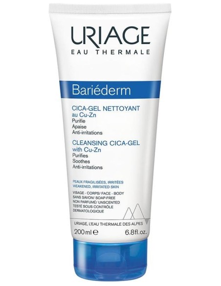 Bariederm Cica Gel Limpiador 200Ml. de Uriage