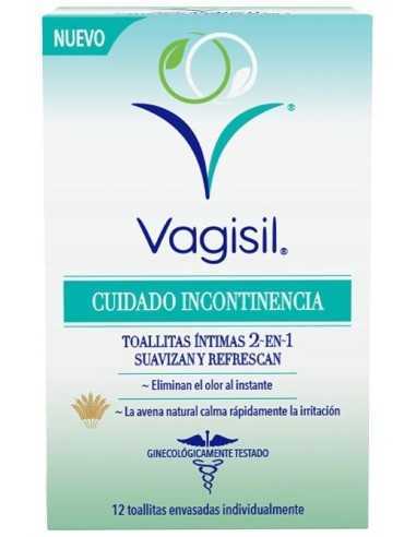 Vagisil Cuidado Inc Toallitas Intimas 2En1 de Vagisil