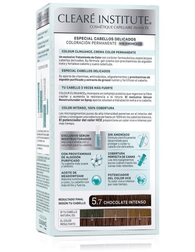 Colour Clinuance 5.7 Chocolate Intenso Cab. Delica de Cleare Institute