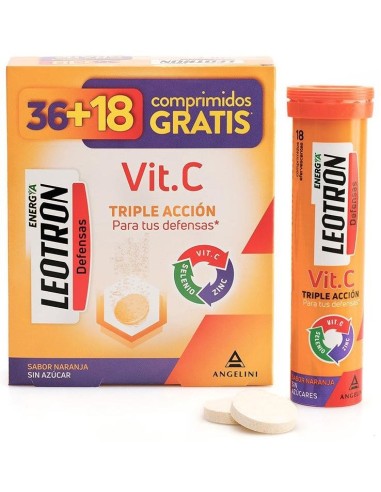 Leotron Vit C 36Comp.+18Comp. De Regalo de Leotron