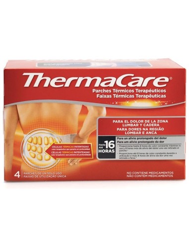 Thermacare Parche Zona Lumbar Y Cadera 4Ud. de Thermacare