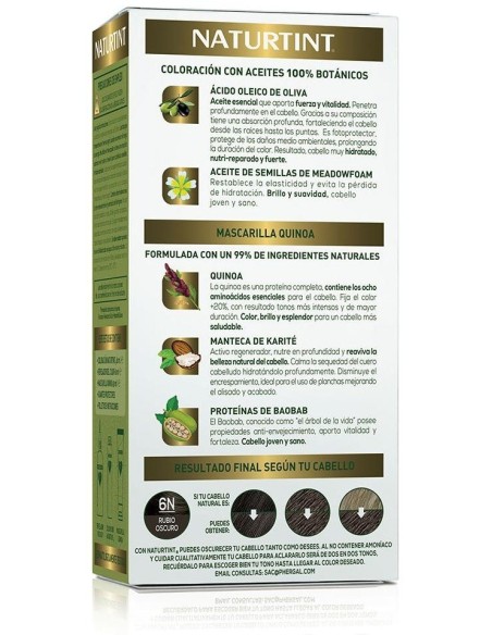 Tinte Novavis 6N Rubio Oscuro 170Ml. de Novavis