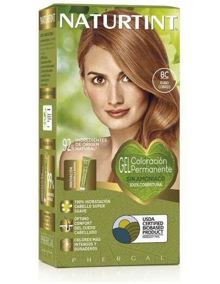 Naturtint Biobased 8C Rubio Cobrizo Naturtint