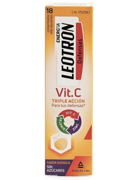Leotron Vitamina C 18Comp Eferv de Leotron