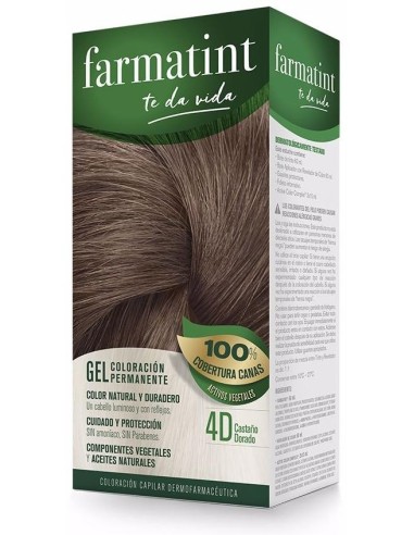 Farmatint Gel 4D Castaño Dorado 135Ml. de Farmatint