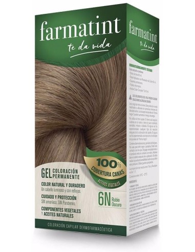 Farmatint Gel 6N Rubio Oscuro 135Ml. de Farmatint