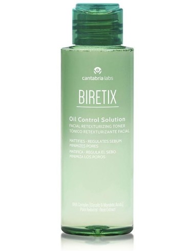 Biretix Oil Control Solution Tonico Retexturizante Facial 10 de Biretix