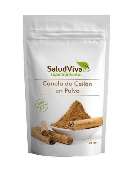 Canela De Ceilan  En Polvo 125Gr. Bio Sg S/A Vegan de Salud Viva