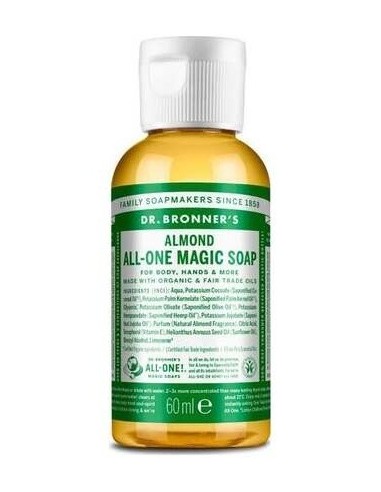 Jabon Liquido Almendras 60Ml. de Dr. Bronner´S