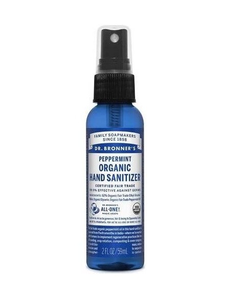 Higienizante De Manos Menta Spray 60Ml. de Dr. Bronner´S