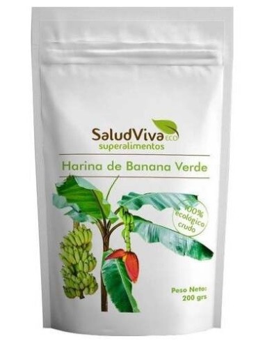 Harina De Banana Verde 200Gr. Bio de Salud Viva