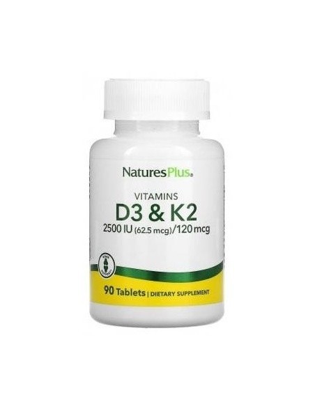 Vitamina D3 2500Ui+Vit K2 120Mcg 90Comp. de Natures Plus