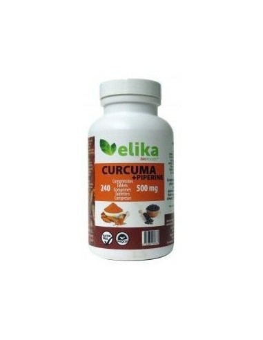Curcuma+Piperina 120Comp. de Elikafoods