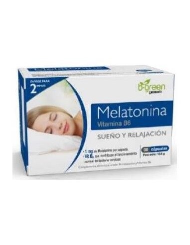 Melatonina 60 Cap. de B.Green (Lab. Lebudit)