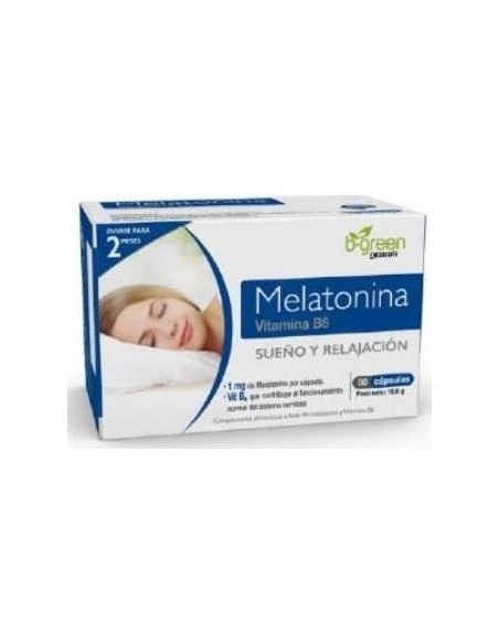 Melatonina 60 Cap. de B.Green (Lab. Lebudit)
