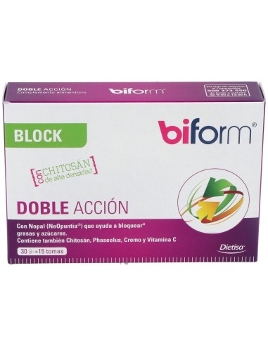 Biform Doble Block Vegano 30Cap. de Dietisa (Dielisa)