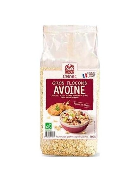 Copos De Avena Gruesos 500Gr. Bio de Celnat