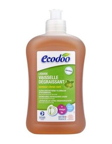 Lavavajillas Desengrasante Limon Verde 500Ml. de Ecodoo