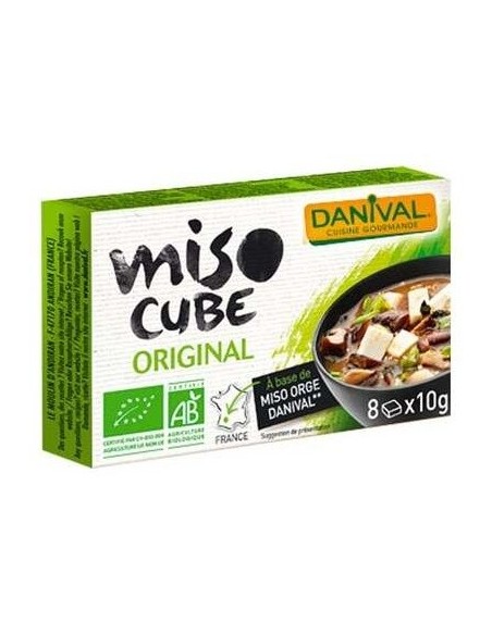 Caldo De Miso Cubitos 8Udsx10Gr. Bio de Danival
