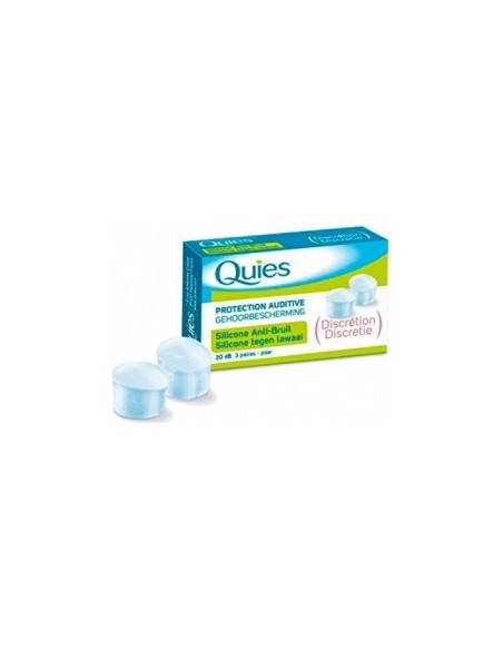 Tapones Antiruido Silicona 6Ud. Quies de Quies