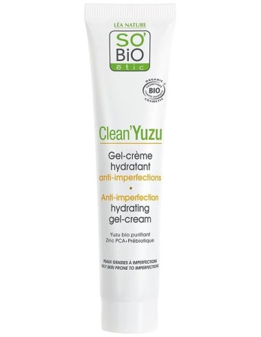 Crema Gel Hidratante Clean Yuzu Anti Imperfec 50Ml de So´Bio Etic