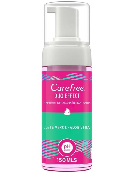 Carefree Espuma Limp. Intima Te Verde+Aloe 150Ml. de Carefree