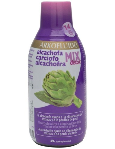 Arkofluido Alcachofa Mix Detox 280Ml. Bio de Arkopharma