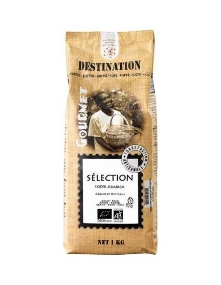 Cafe Arabica 100% Seleccion Grano 1Kg.Bio de Destination
