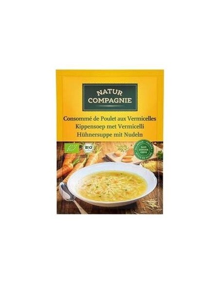 Sopa De Pollo Con Fideos 12Sbrsx40Gr. de Natur Companier