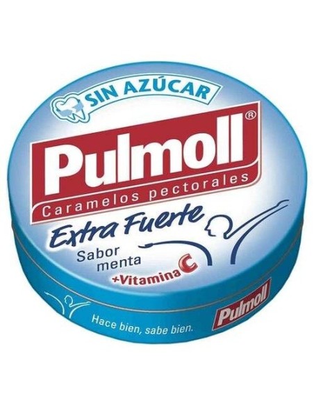 Pulmoll Cajita Extra Fuerte Sin Azúcar 45Gr de Pulmoll