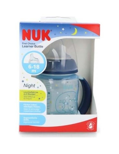 Pack Biberon Entrena Night Silicon 150Ml 6Ud Surti de Nuk