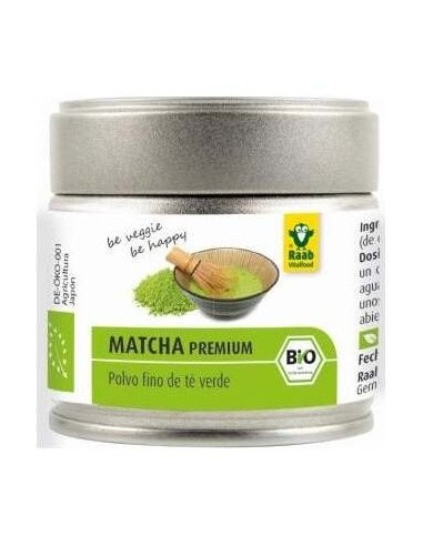 Matcha Te Verde Premium Polvo 30Gr. Bio Sg Vegan de Raab Vitalfood