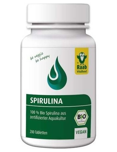 Alga Spirulina 200Comp. Bio Sg Vegan de Raab Vitalfood