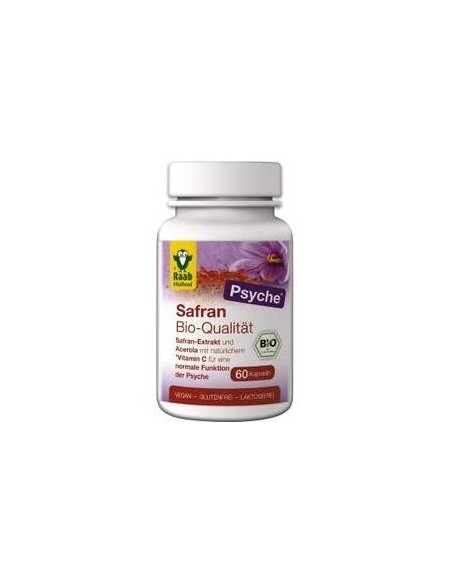 Azafran Con Acerola 500Mg 60Cap. Bio Sg Vegan de Raab Vitalfood