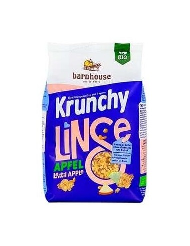 Muesli Krunchy Proteico Lenteja-Manzana 325Gr. Bio de Barnhouse