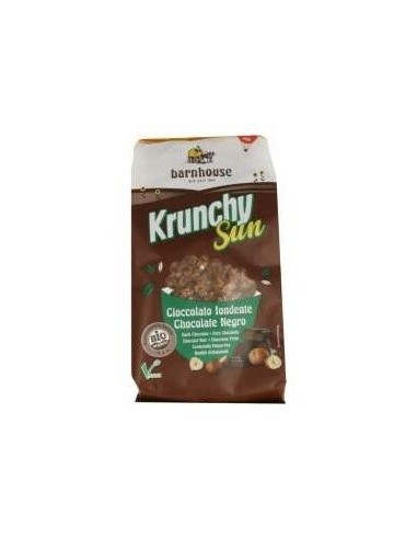 Muesli Krunchy Sun Choco Negro-Avellana 375Gr. Bio de Barnhouse