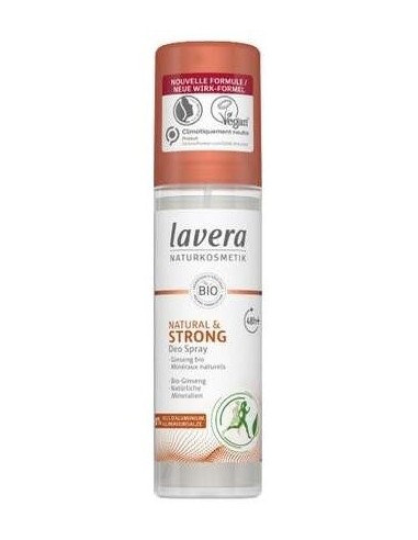 Strong & Natural Desodorante 48H Spray 75Ml. de Lavera