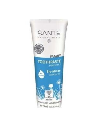 Dentifrico Menta Con Fluor 75Ml. de Sante Naturkosmetik