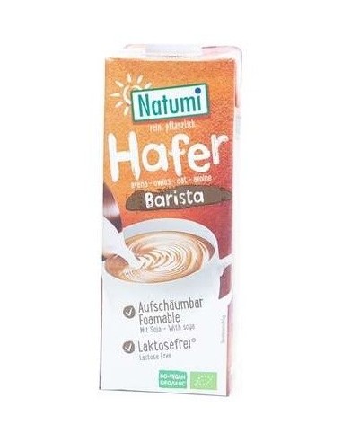 Bebida Vegetal De Avena Soja Barista 1Lt Bio de Natumi