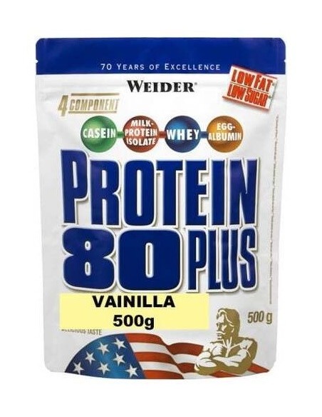 Weider Protein 80 Plus Vainilla 500Gr. de Weider