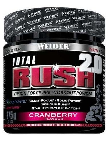 Weider Total Rush 2.0 Cranberry 375Gr. de Weider