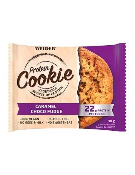 Weider Protein Cookie Caramel Choco Fudge 90Grx12Uds. de Weider