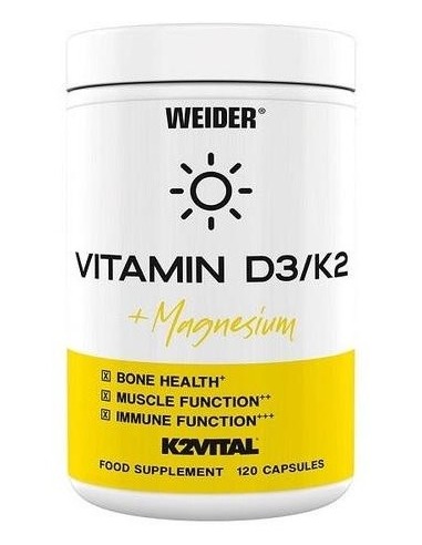 Weider Vitamin D3/K2 120Cap. de Weider