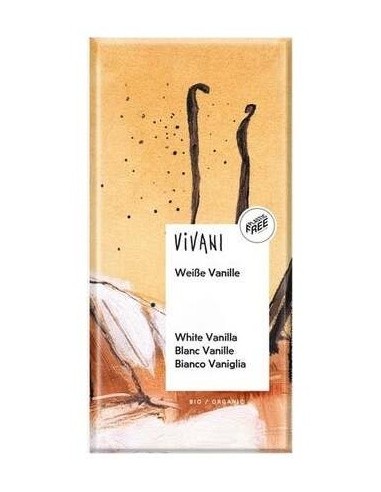 Chocolate Blanco Con Vainilla Bourbon 80Gr. Bio de Vivani