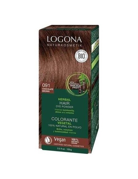 Colorante Vegetal Marron Chocolate 091 100Gr. de Logona