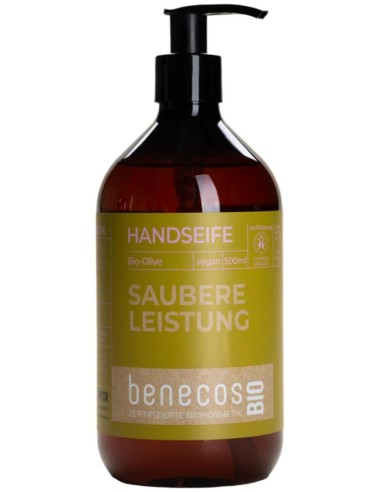 Jabon De Manos Oliva 500Ml. Bio Vegano de Benecos