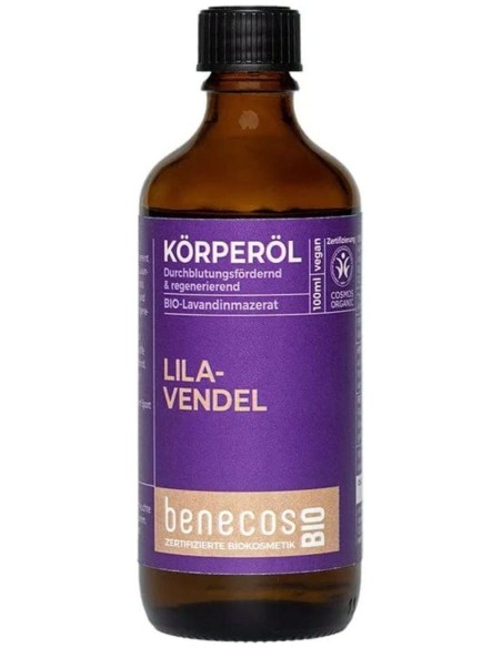 Aceite Corporal Lavanda 100Ml. Bio Vegano de Benecos