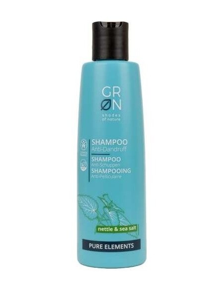 Champú Anti-Caspa Sensibles Ortiga y Sal Marina,250ml pure Elements de Grn