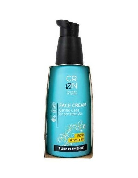 Crema Facial Pieles Sensibles Chlorella y Sal Marina,50ml Pure Elements de Grn